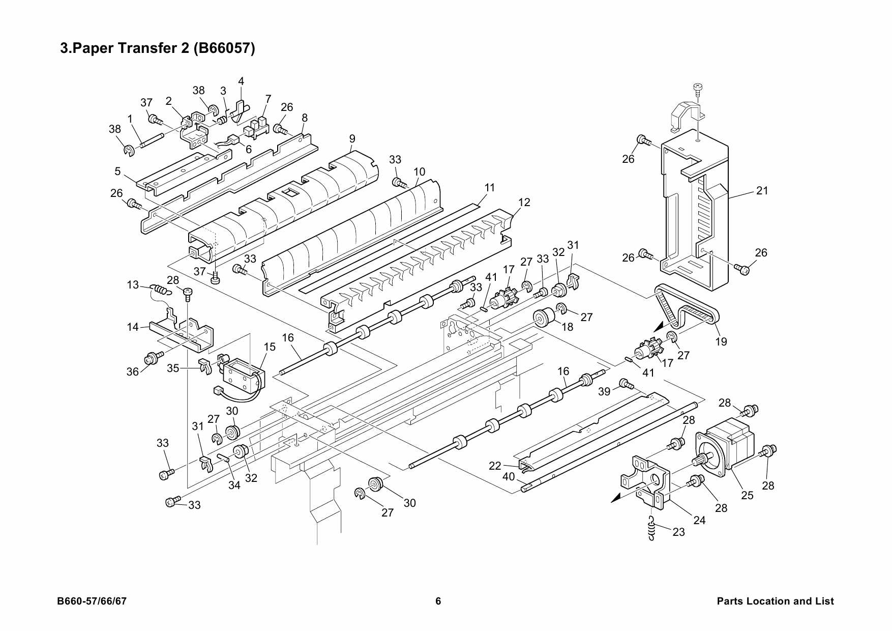 RICOH Options B660 Z-FOLDING-UNIT-ZF4000 Parts Catalog PDF download-3